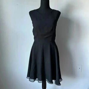 Kenar Black Sleeveless Dress